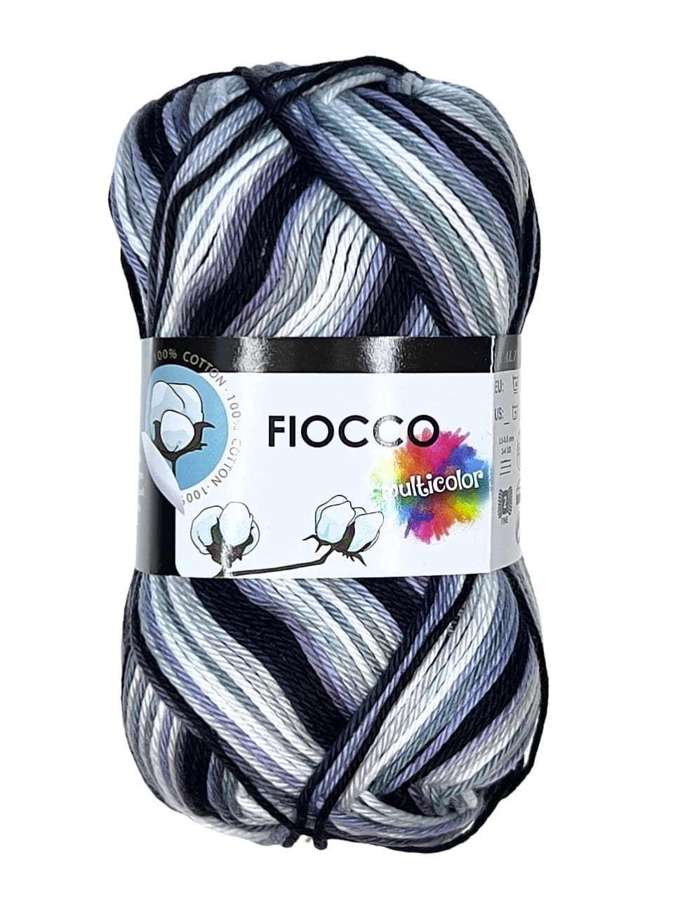 Fiocco Multicolor Schwarz 9090